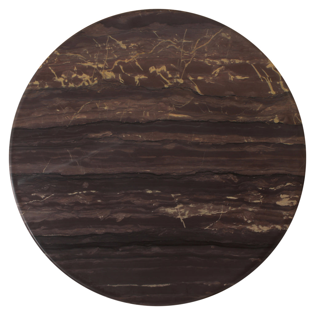 Table basse Menton burgundy (Set of 2)