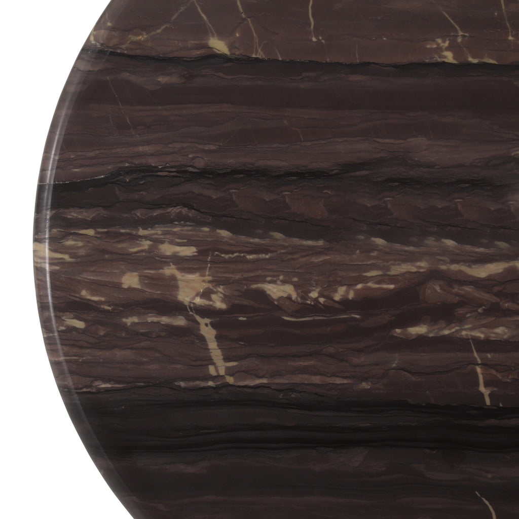 Table basse Menton burgundy (Set of 2)