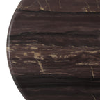 Table basse Menton burgundy (Set of 2)