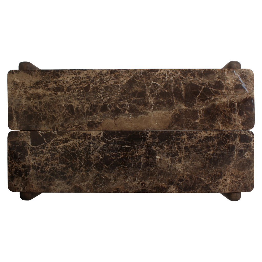 Table basse Lagrasse dark brown