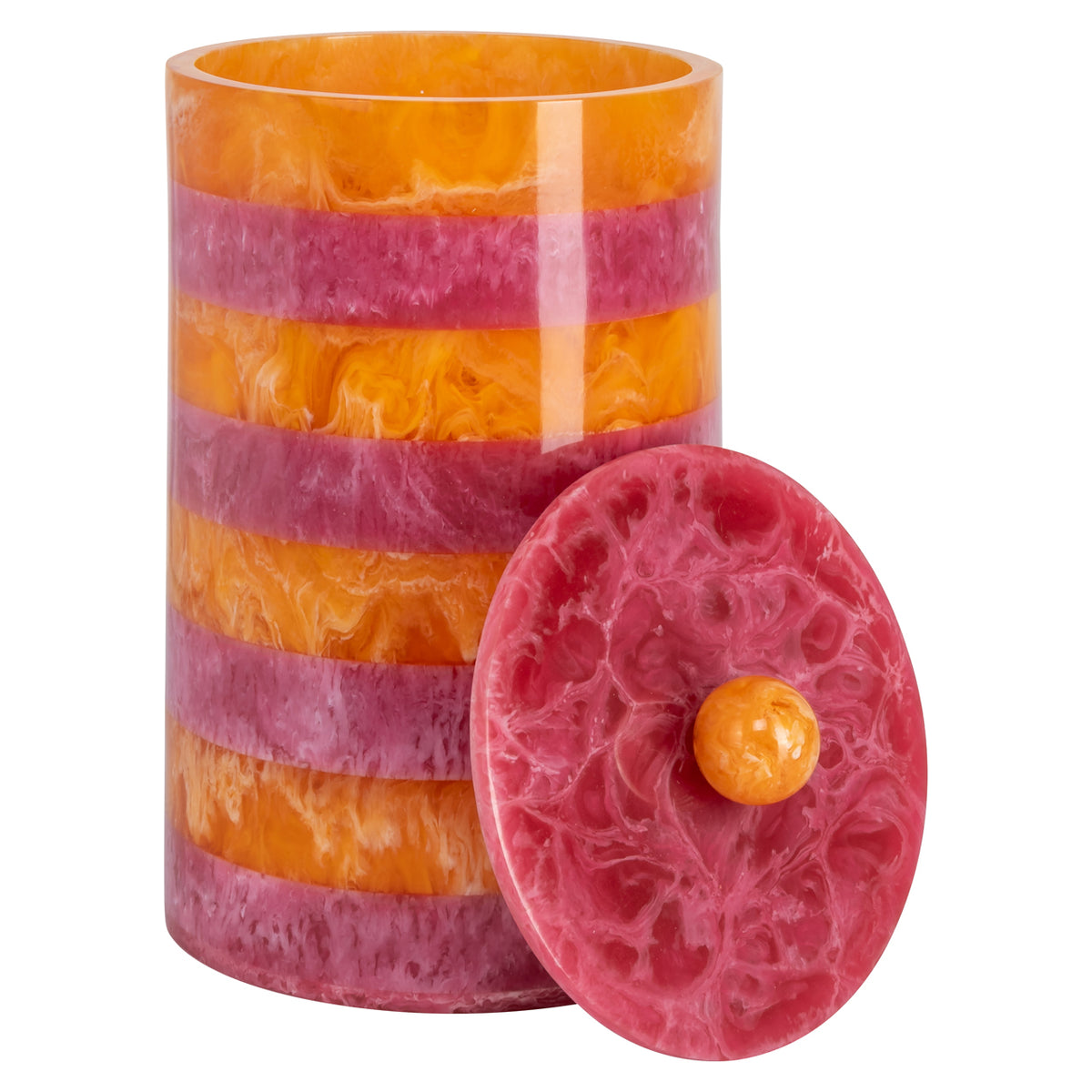 Boîte de rangement Lilybelle pink/orange storage jar small