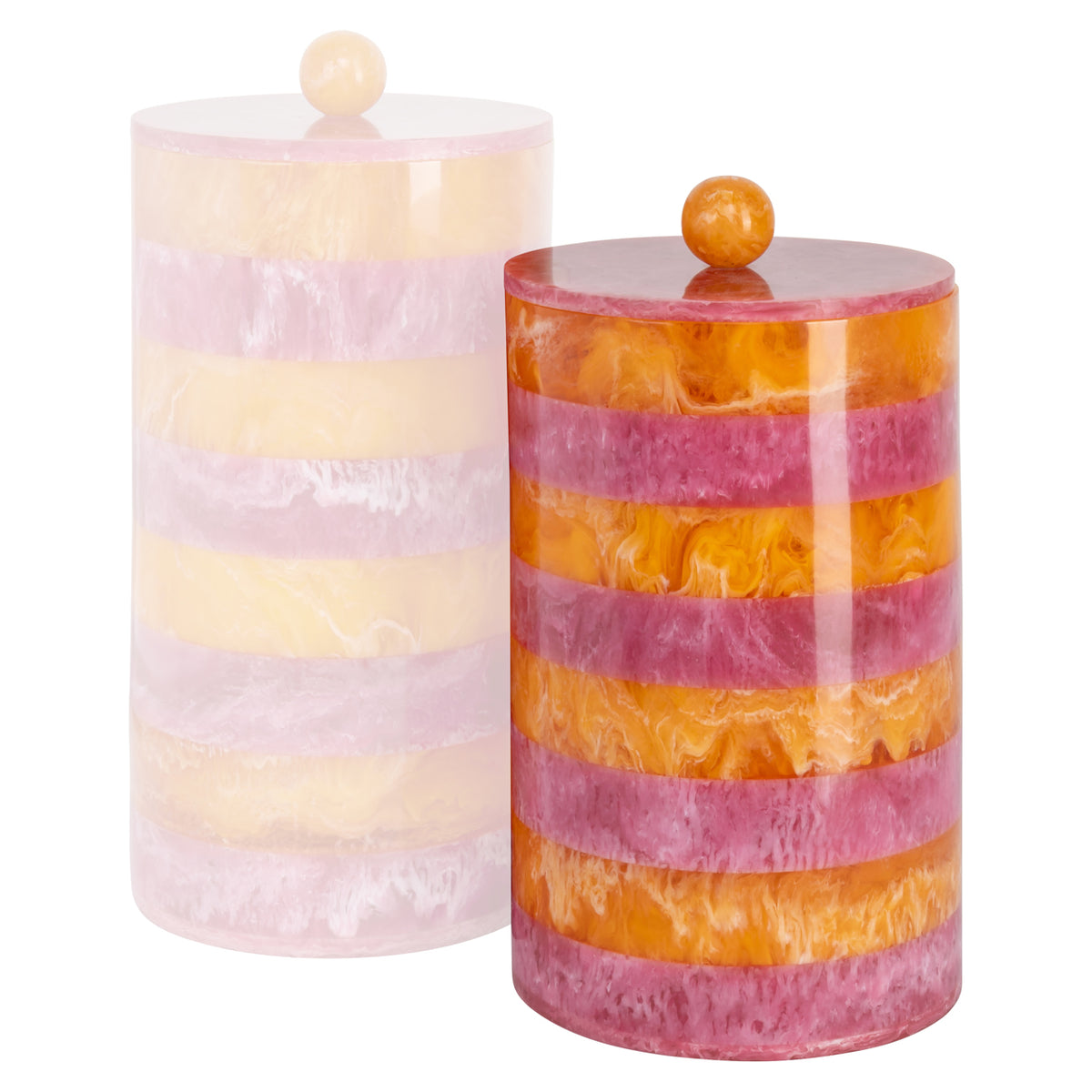 Boîte de rangement Lilybelle pink/orange storage jar small