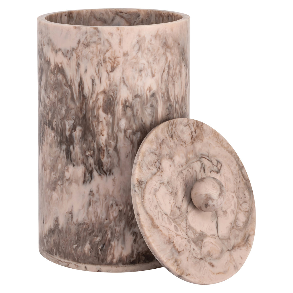 Boîte de rangement Rosaline chocolat brown storage jar small