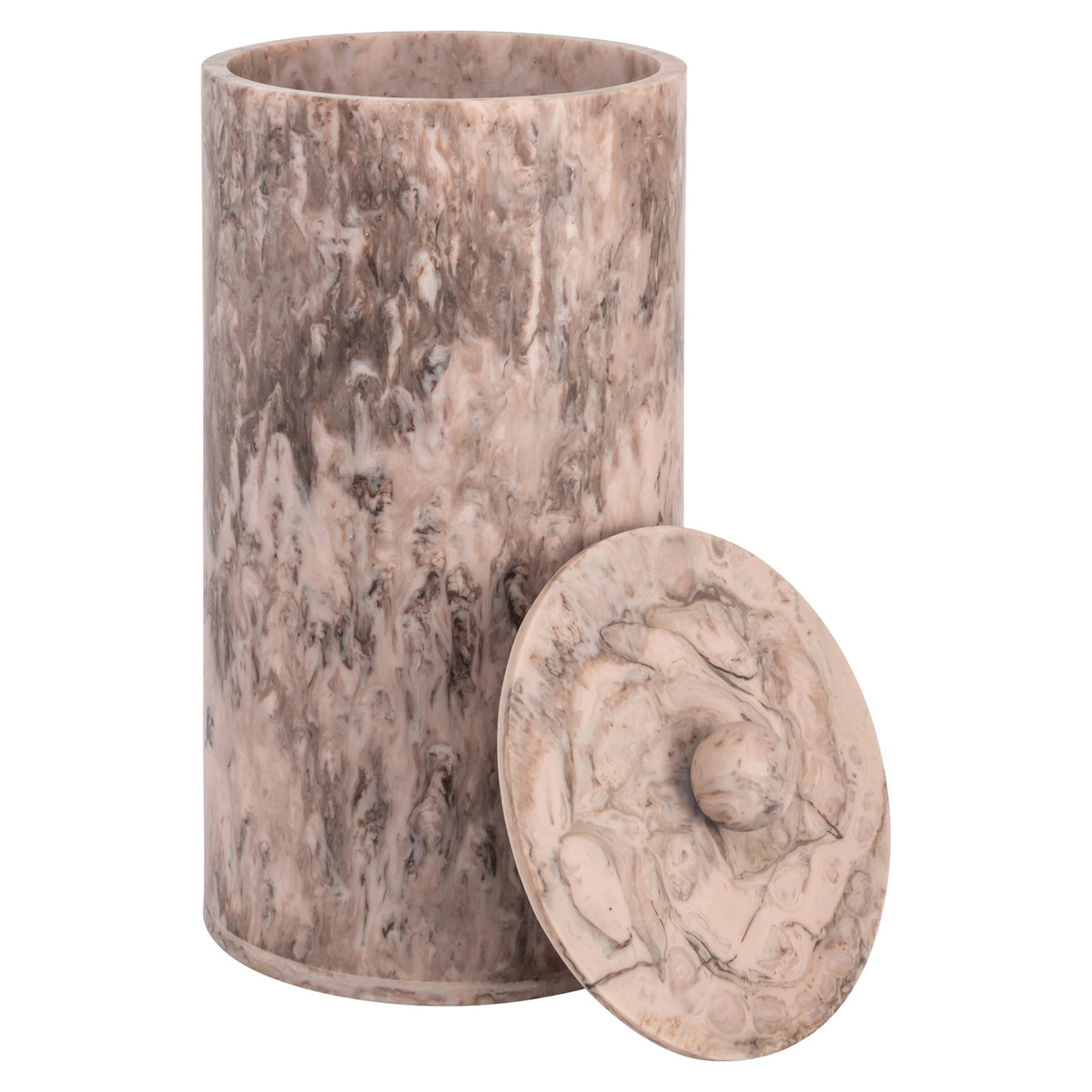 Boîte de rangement Rosaline chocolat brown storage jar large