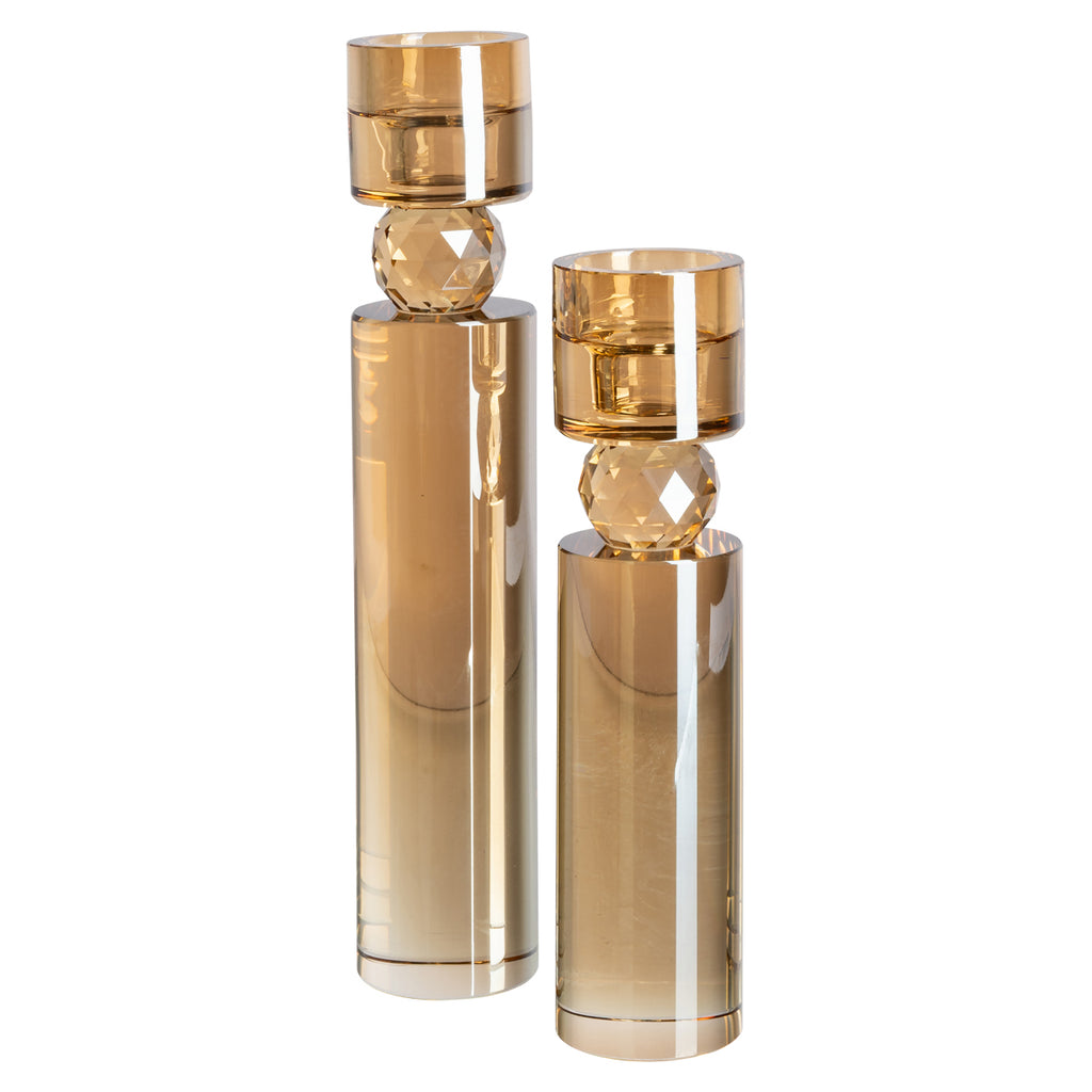 Porte-bougie Piper Champagne large
