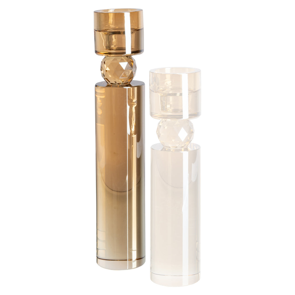 Porte-bougie Piper Champagne large