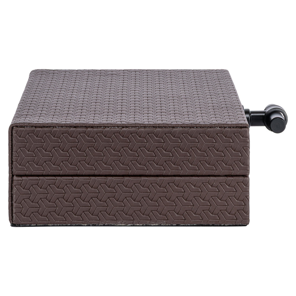 Boîte de rangement Billie dark brown small