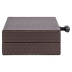 Boîte de rangement Billie dark brown small