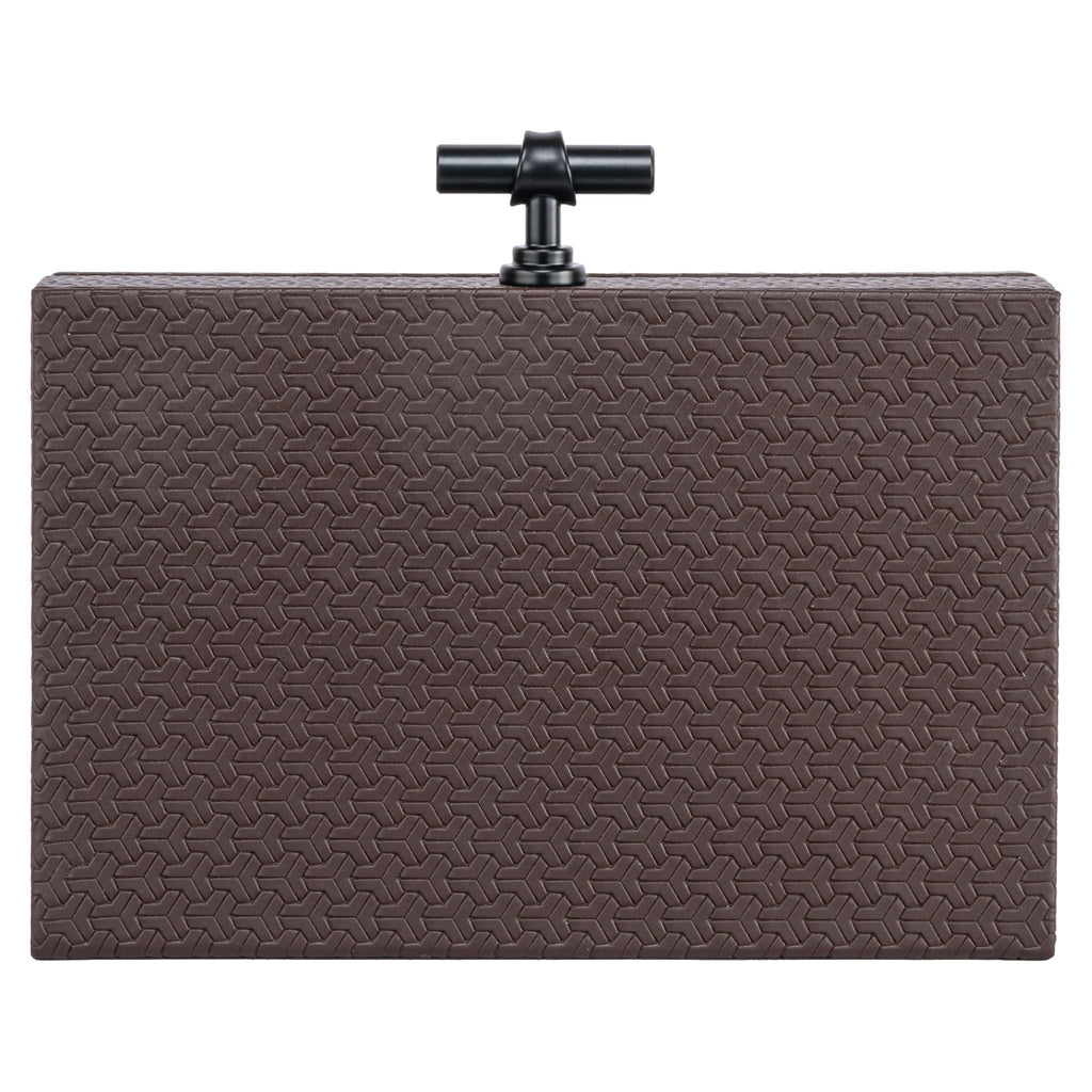 Boîte de rangement Billie dark brown small