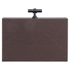 Boîte de rangement Billie dark brown small