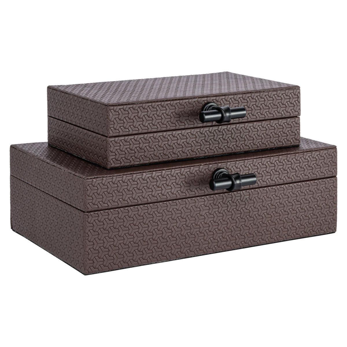 Boîte de rangement Billie dark brown small