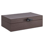 Boîte de rangement Billie dark brown large