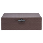 Boîte de rangement Billie dark brown large
