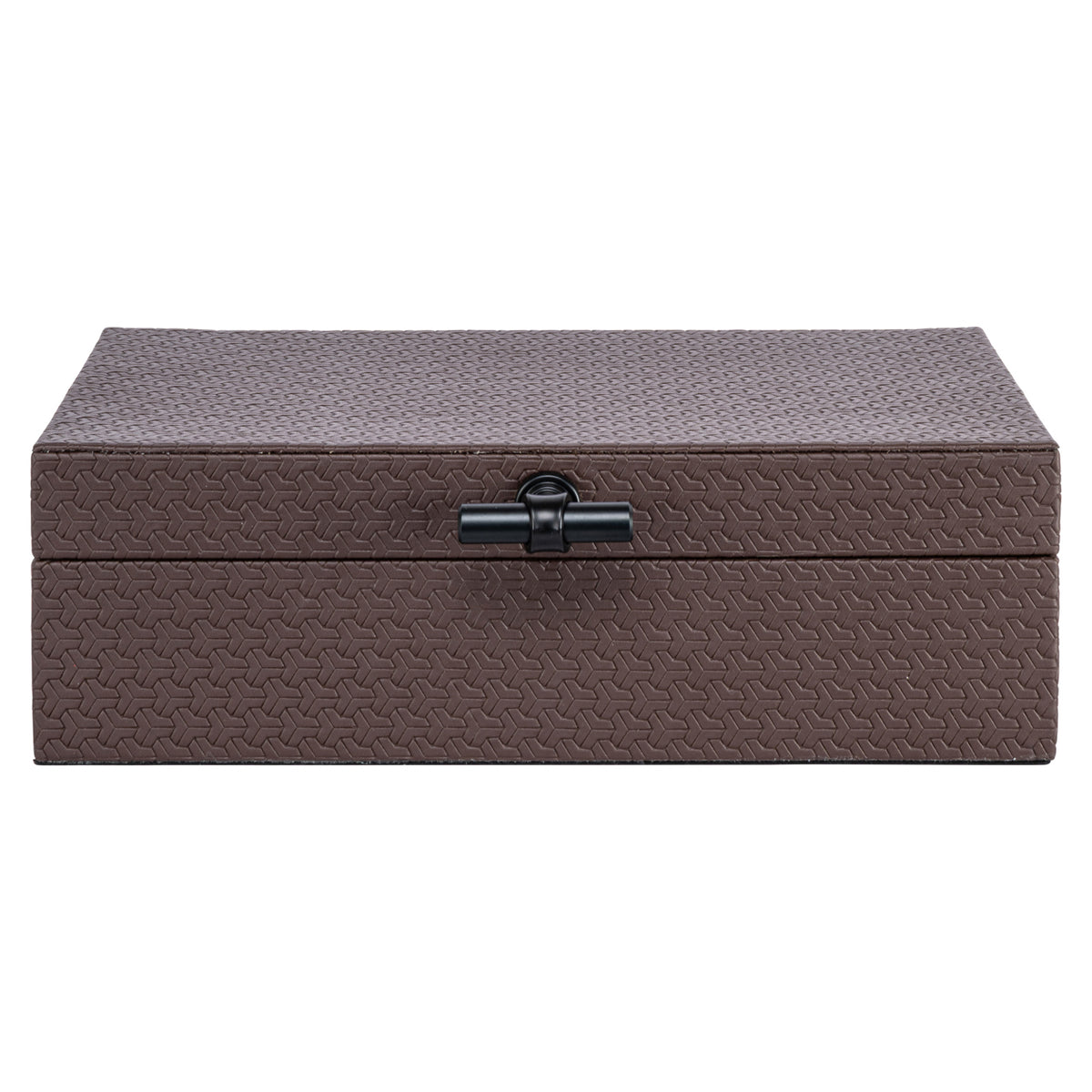 Boîte de rangement Billie dark brown large