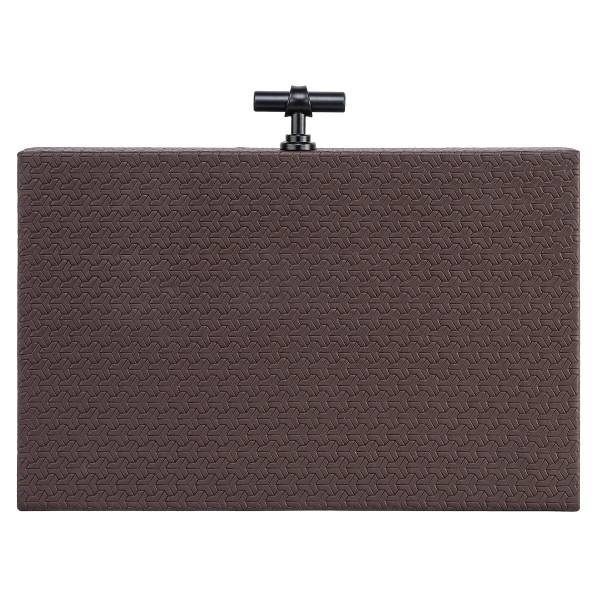 Boîte de rangement Billie dark brown large