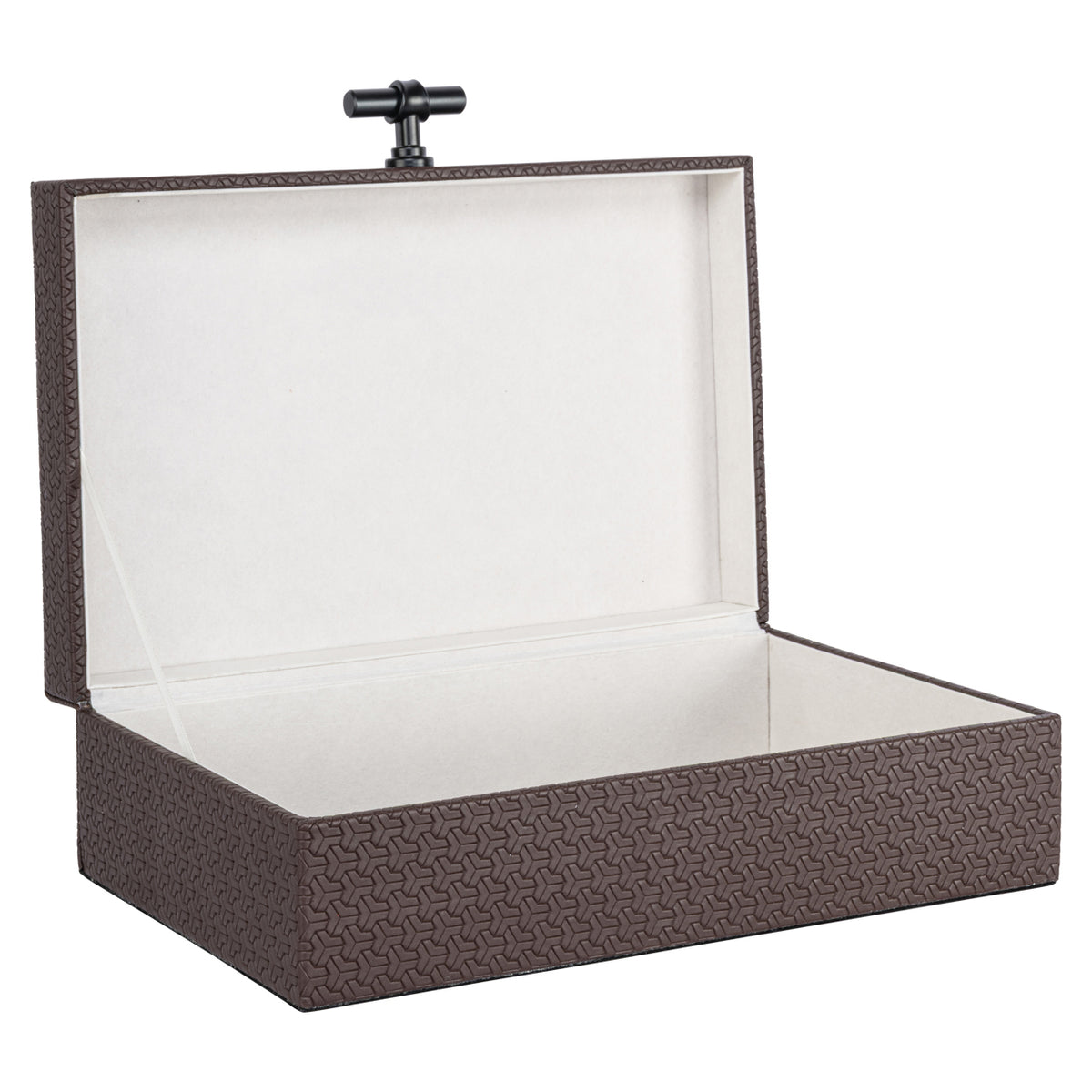Boîte de rangement Billie dark brown large