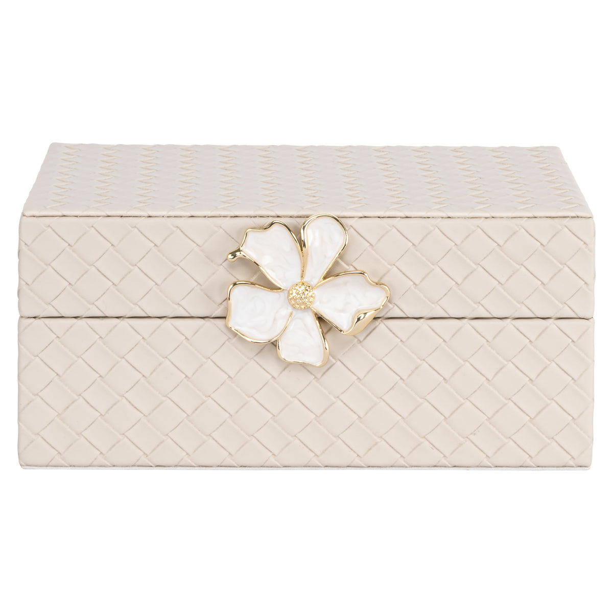 Boîte de rangement Lillie ivory small