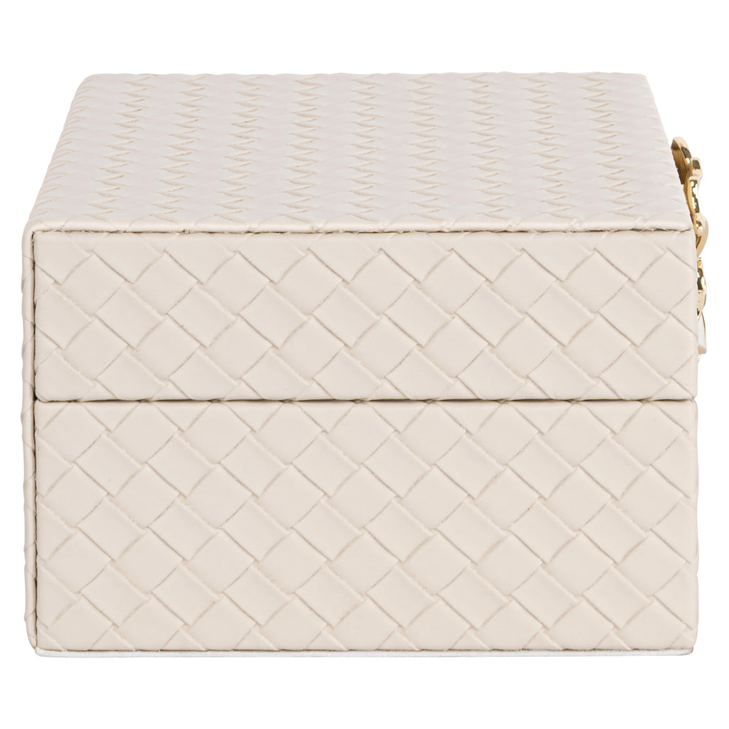 Boîte de rangement Lillie ivory small