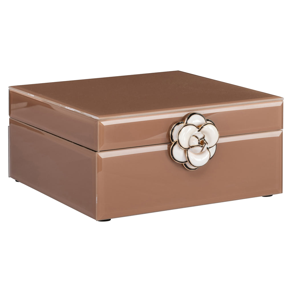Boîte de rangement Floral brown small
