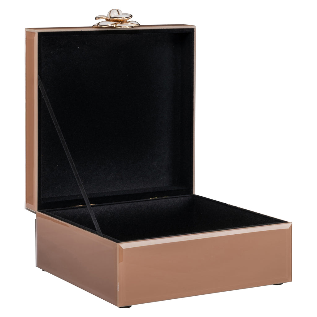 Boîte de rangement Floral brown small