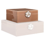 Boîte de rangement Floral brown small