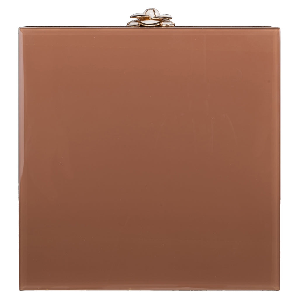 Boîte de rangement Floral brown large