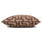 Coussin Ivy brown labyrinth