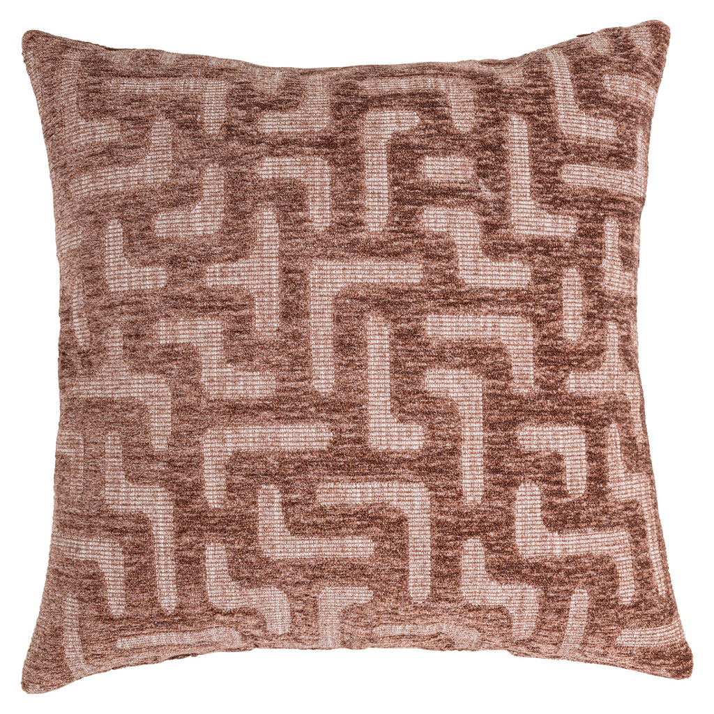 Coussin Lexa blush labyrinth