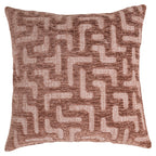 Coussin Lexa blush labyrinth