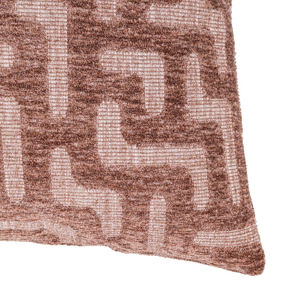 Coussin Lexa blush labyrinth