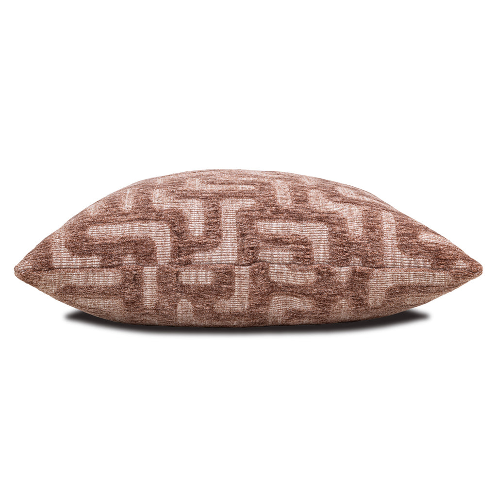 Coussin Lexa blush labyrinth