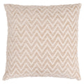 Coussin Cassy beige chevron