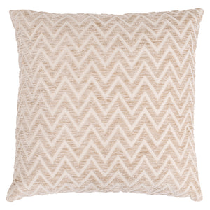 Coussin Cassy beige chevron