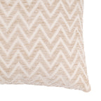 Coussin Cassy beige chevron