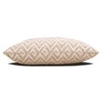 Coussin Cassy beige chevron