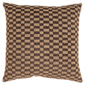 Coussin Remi brown rectilinear