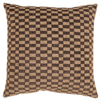 Coussin Remi brown rectilinear