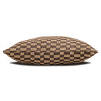 Coussin Remi brown rectilinear