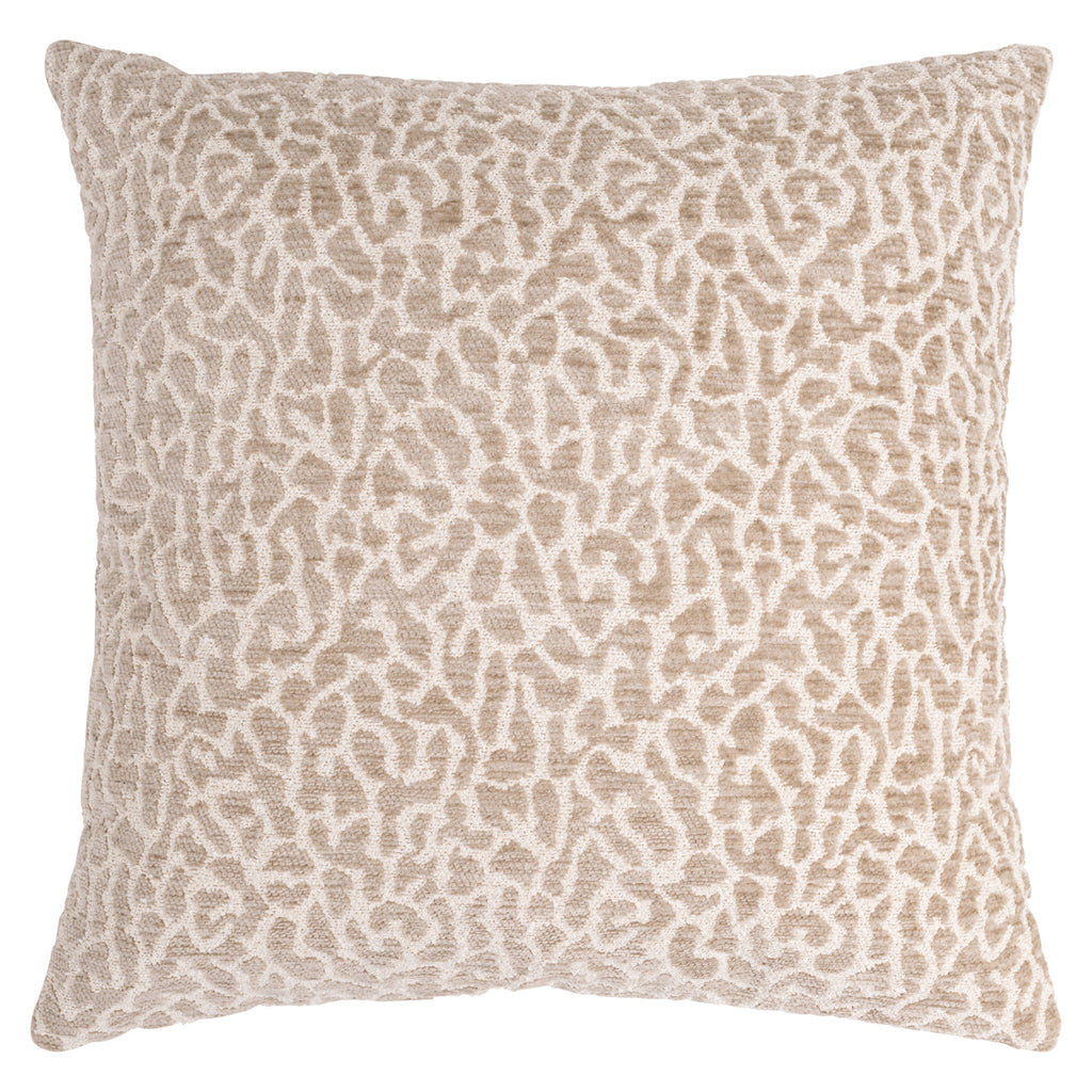 Coussin Noa beige leopard
