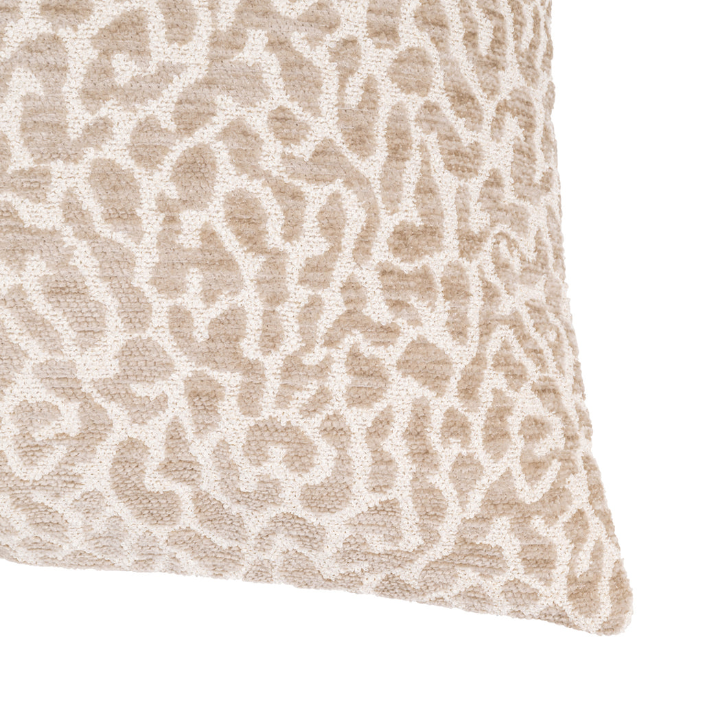 Coussin Noa beige leopard