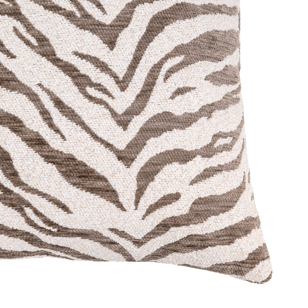 Coussin Tara taupe tiger
