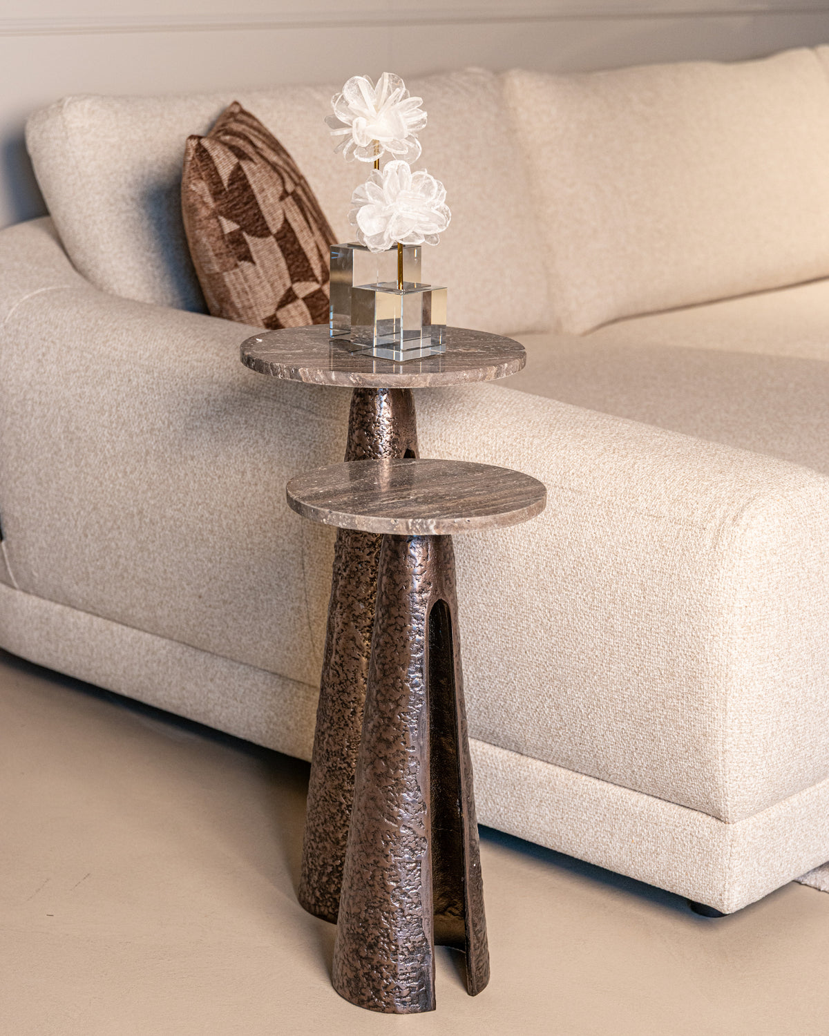Table d'appoint Eldora bronze 25Ø