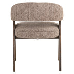 Chaise de salle à manger Mori mocca linear fire retardant