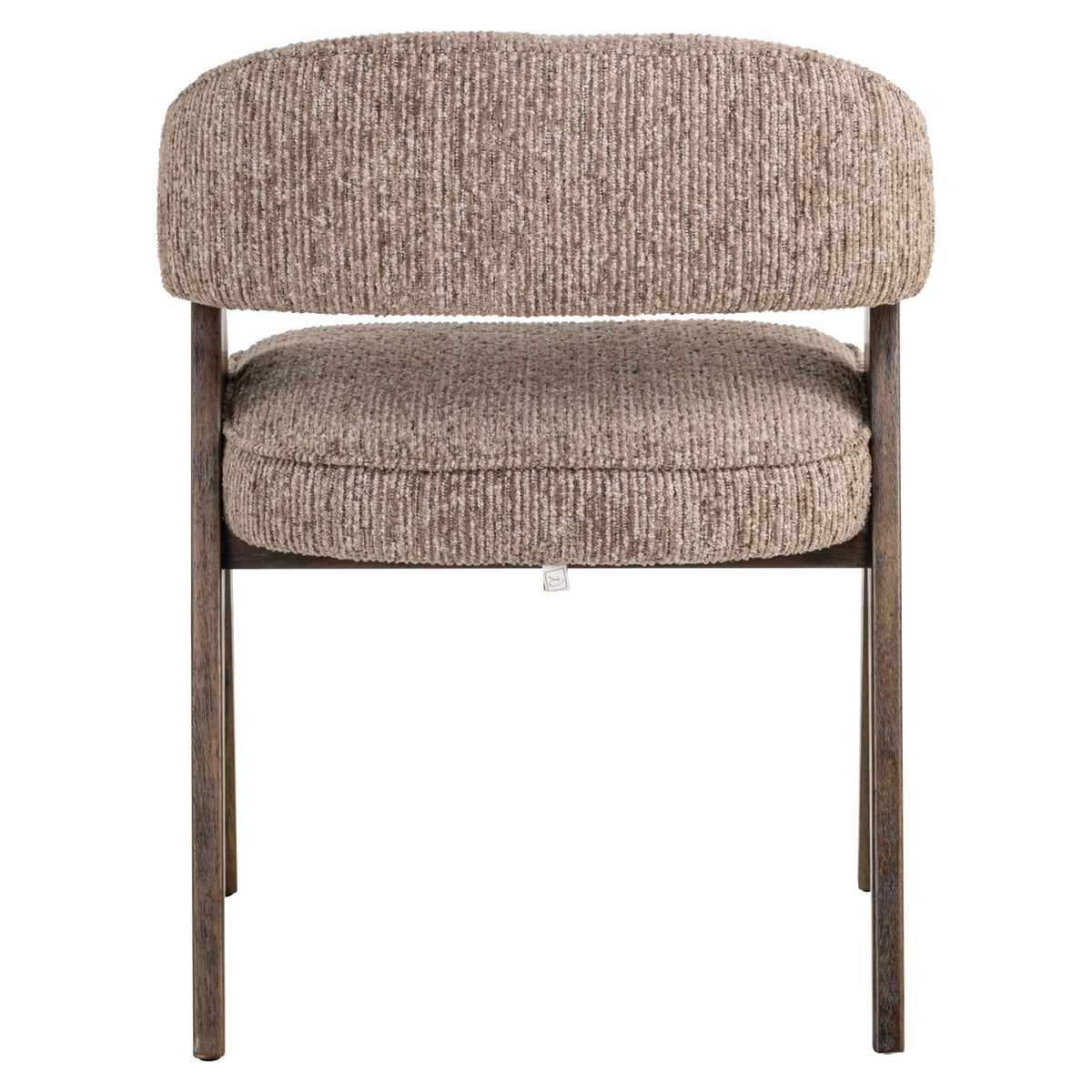 Chaise de salle à manger Mori mocca linear fire retardant