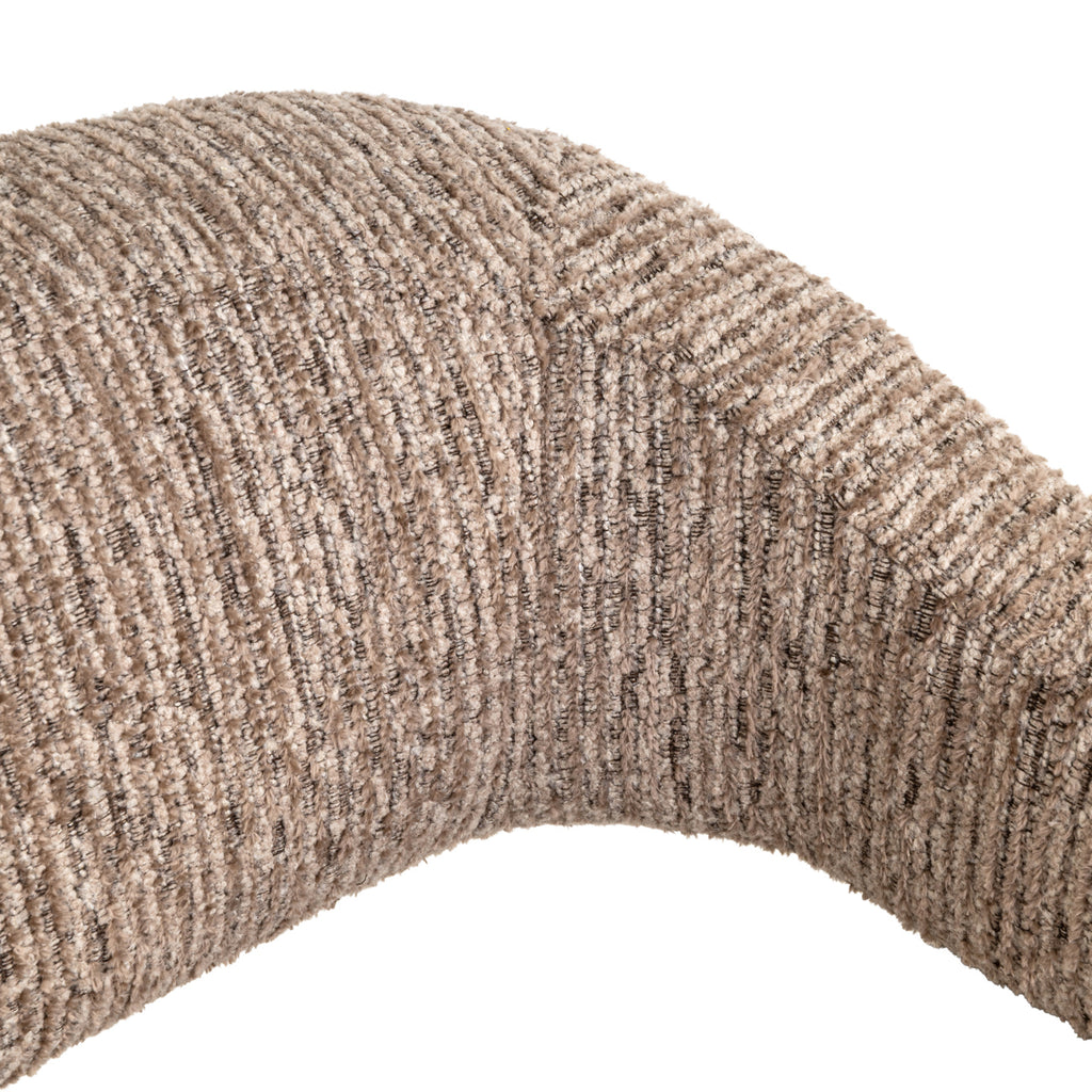 Chaise de salle à manger Mori mocca linear fire retardant