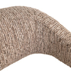 Chaise de salle à manger Mori mocca linear fire retardant