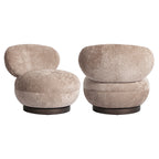 Fauteuil lounge Jace be easy sand swivel fire retardant