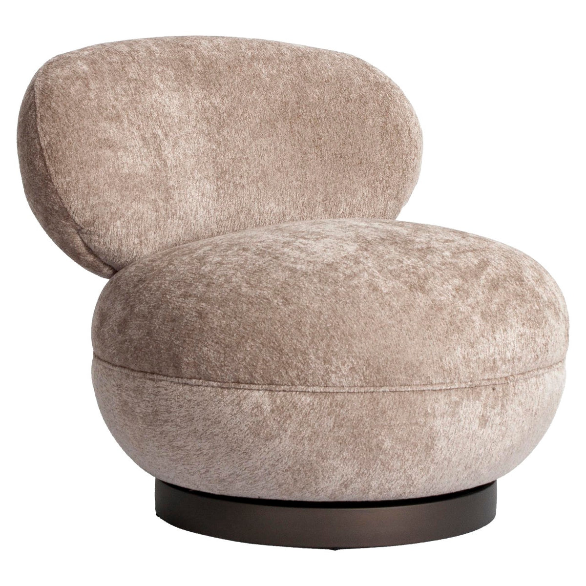 Fauteuil lounge Jace be easy sand swivel fire retardant
