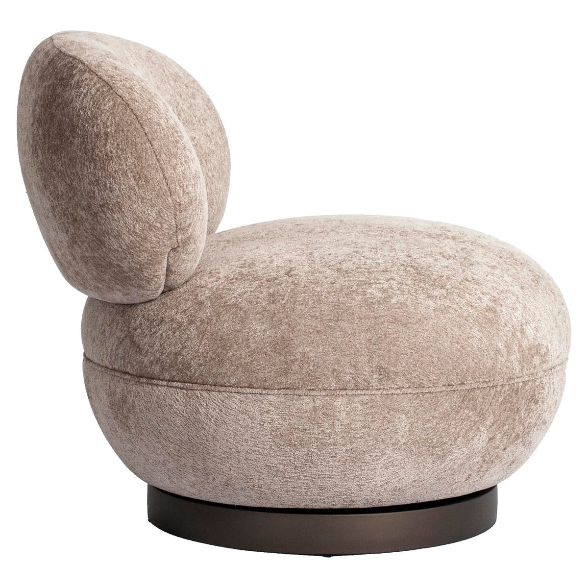Fauteuil lounge Jace be easy sand swivel fire retardant