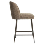 Tabouret de comptoir Pullitzer brown tweed